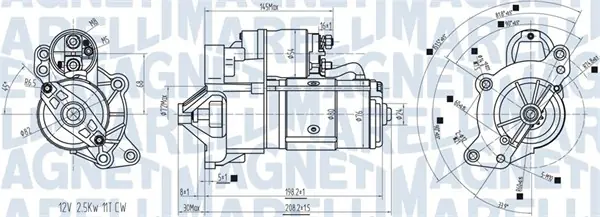 Startér MAGNETI MARELLI 063721416010 Víkendová Akce