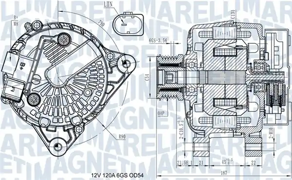 Bezpečná Platba Generátor MAGNETI MARELLI 063731545910