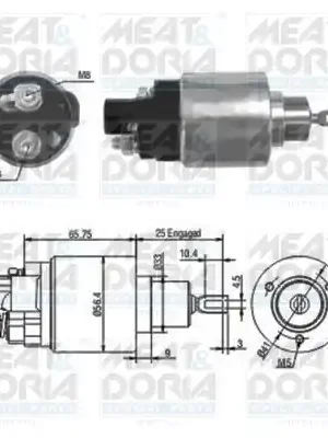 Objednat Nyní Elektromagnetický spínač, startér MEAT & DORIA 46070