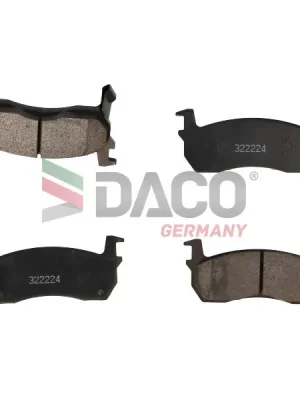 Sada brzdových destiček, kotoučová brzda DACO Germany 322224 Vysoce Kvalitní
