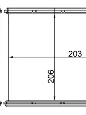 Tovární Cena Výměník tepla, vnitřní vytápění MAHLE ORIGINAL AH 256 000S