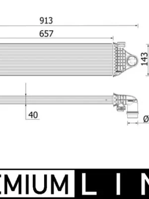 Pouze Dnes Chladič turba MAHLE ORIGINAL CI 551 000P