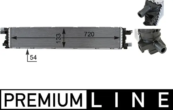 Chladič nízké teploty, chladič plnicího vzduchu MAHLE ORIGINAL CIR 1 000P Kup Teď