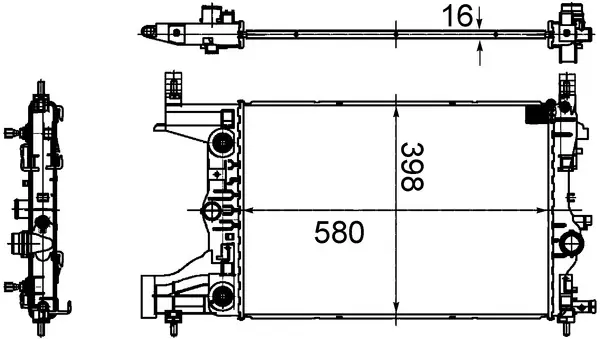 Ihned K Objednání Chladič, chlazení motoru MAHLE ORIGINAL CR 2122 000S