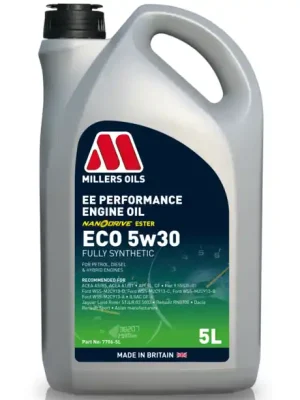 MILLERS OILS EE PERFORMANCE ECO 5W30 5 L Víkendová Akce