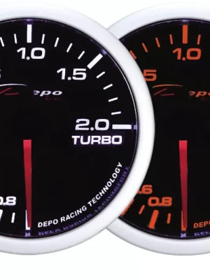 Koupit Online Přídavný budík DEPO WA 60 mm - Tlak turba elektrický