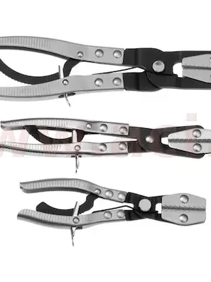 Ověřený sada kleští na přiškrcení hadic (3 ks), délky 203 mm, 254 mm, 304 mm
