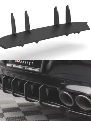 Difuzor zadního nárazníku - Mercedes, MECLA118AMGCNCRS1BRB Finální Výprodej