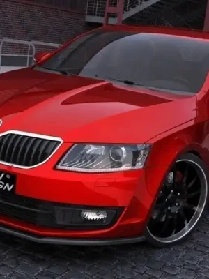 Poslední Šance Spoiler pod přední nárazník - Skoda, SKOC3FD1C