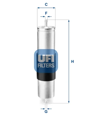 Akční Nabídka Palivový filtr UFI 3183900