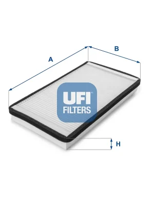 Filtr, vzduch v interiéru UFI 5302800 Hit Sezóny