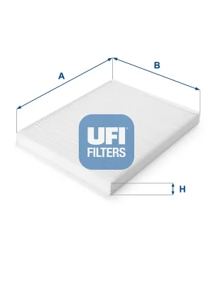 Filtr, vzduch v interiéru UFI 5305200 Novinka