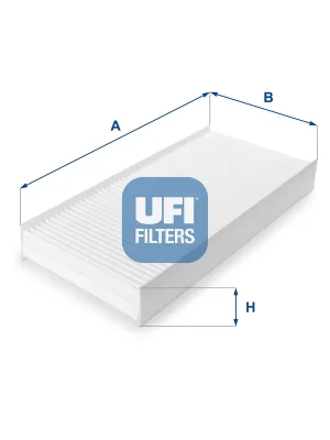 Značkový Filtr, vzduch v interiéru UFI 5313600