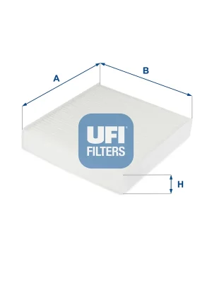 Filtr, vzduch v interiéru UFI 5325600 Levný