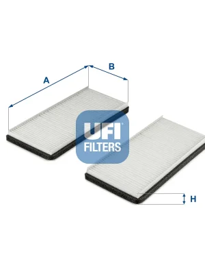 Filtr, vzduch v interiéru UFI 5331000 Víkendová Akce