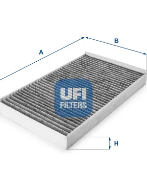 Akční Cena Filtr, vzduch v interiéru UFI 5414500