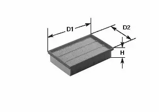 Finální Výprodej Vzduchový filtr CLEAN FILTERS MA1127