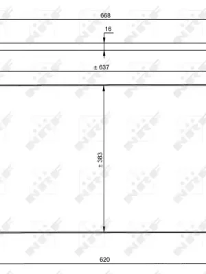 Přímo Od Výrobce Kondenzátor, klimatizace NRF 35869