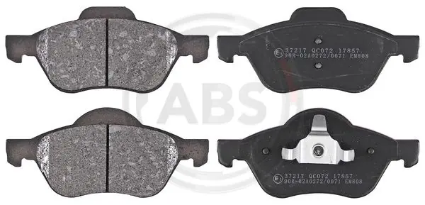 Sada brzdových destiček, kotoučová brzda A.B.S. 37217 Must-Have