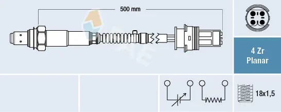 Rychlé Dodání Lambda sonda FAE 77250