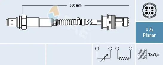 Rychlé Dodání Lambda sonda FAE 77270