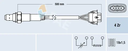 Lambda sonda FAE 77303 Nová Kolekce