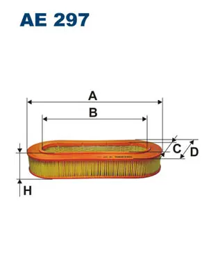 Vzduchový filtr FILTRON AE297 Akční Cena