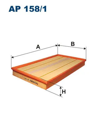 Vzduchový filtr FILTRON AP1581 Expresní Doručení