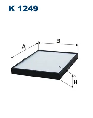 Filtr, vzduch v interiéru FILTRON K1249 Autentický