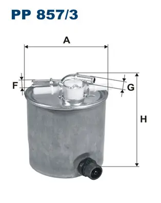 Palivový filtr FILTRON PP8573 Cenově Výhodný