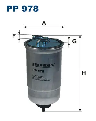 Nejlepší Volba Palivový filtr FILTRON PP978