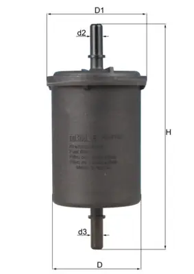 Kup Teď Palivový filtr MAHLE ORIGINAL KL4161