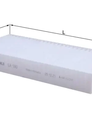Ověřený Filtr, vzduch v interiéru MAHLE ORIGINAL LA180