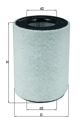 Nejlepší Volba Vzduchový filtr MAHLE ORIGINAL LX1792
