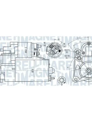 Levný Startér MAGNETI MARELLI 063720784010