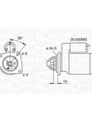 Startér MAGNETI MARELLI 063720796010 Cenově Výhodný