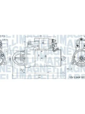 Startér MAGNETI MARELLI 063721411010 Vrácení Zdarma