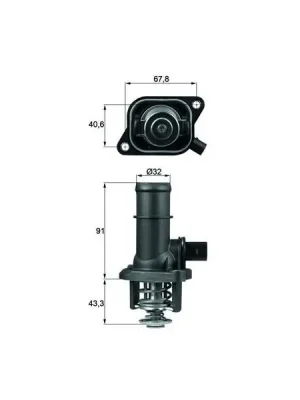 Termostat, chladivo MAHLE TI 16 105 Objednat Nyní