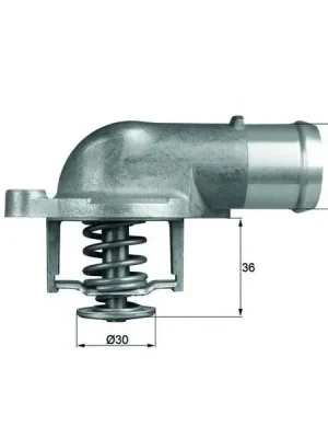 Značkový Termostat, chladivo MAHLE TI 212 87D