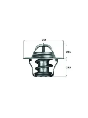 Termostat, chladivo MAHLE TX 14 87D Vrácení Zdarma