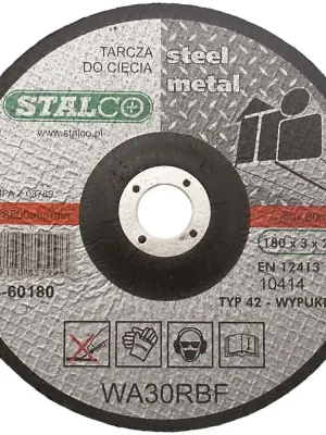 Levný Řezný kotouč na kov vypouklý Ø115 x 3,0 x 22,23 mm 1/25/200 - S-60115