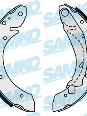 Ihned K Objednání Sada brzdových čelistí SAMKO 87730