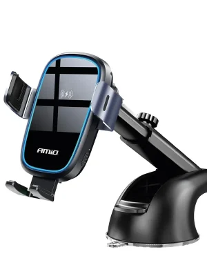 Automatický držák telefonu s bezdrátovým indukčním nabíjením 15W AMIO-03779 Pouze Dnes