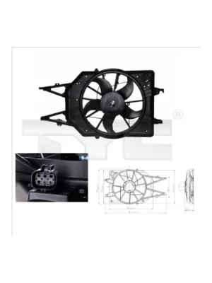 Větrák, chlazení motoru TYC 810-0015 Kup Teď