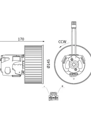 vnitřní ventilátor MAHLE AB 150 000S Poslední Šance