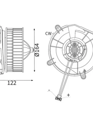 vnitřní ventilátor MAHLE AB 70 000S Nakupujte Hned