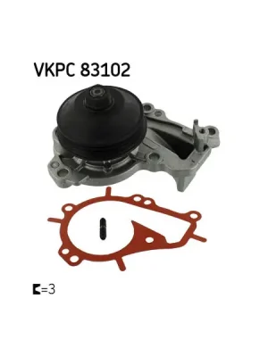 Vodní čerpadlo, chlazení motoru SKF VKPC 83102 Poslední Šance