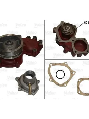 Vodní čerpadlo, chlazení motoru VALEO 506560 Vrácení Zdarma