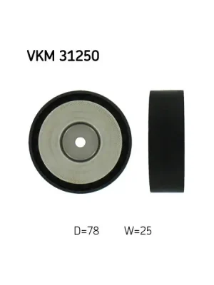 Vratná/vodicí kladka, klínový žebrový řemen SKF VKM 31250 Oblíbený