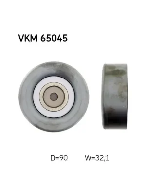Vratná/vodicí kladka, klínový žebrový řemen SKF VKM 65045 Novinka